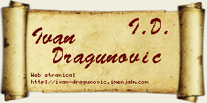 Ivan Dragunović vizit kartica